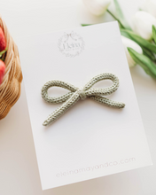 Load image into Gallery viewer, Cami Hairbow - Sage
