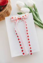 Load image into Gallery viewer, Winnie Bow -Berry /Strawberry / Pink
