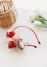 Load image into Gallery viewer, Leah Headband - PINK Strawberry
