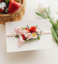 Load image into Gallery viewer, Bloom Nylon Headband - Pink Strawberry
