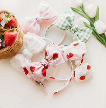 Load image into Gallery viewer, Sandy Headband - Strawberry Blossom

