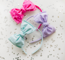 Load image into Gallery viewer, Sandy Headband - Aqua Dots
