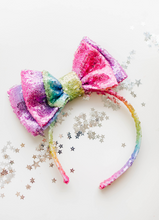 Load image into Gallery viewer, Opal Headband - Sparkly Rainbow
