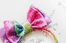 Load image into Gallery viewer, Opal Headband - Sparkly Rainbow
