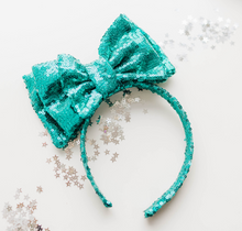 Load image into Gallery viewer, Opal Headband - Sparkly Turquoise
