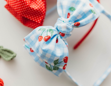 Load image into Gallery viewer, Sandy Headband - Plaid Cherry
