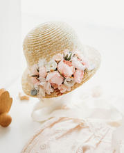 Load image into Gallery viewer, Petite Fleur Floral Hat
