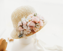 Load image into Gallery viewer, Petite Fleur Floral Hat
