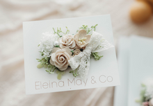 Load image into Gallery viewer, Petite Fleur Hair Clip - Neutral
