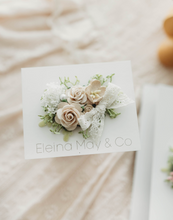 Load image into Gallery viewer, Petite Fleur Hair Clip - Neutral
