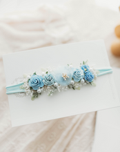 Load image into Gallery viewer, Little Romance Headband - Blue Dream
