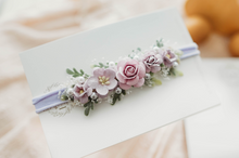 Load image into Gallery viewer, Little Romance Headband - Purple Dream
