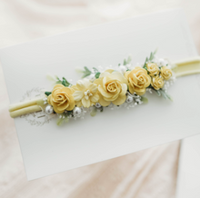 Load image into Gallery viewer, Little Romance Headband - Yellow Dream
