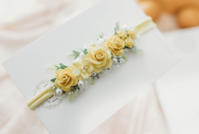 Load image into Gallery viewer, Little Romance Headband - Yellow Dream

