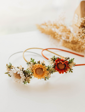 Load image into Gallery viewer, Sunflower Floral Headband  SET - Sienna

