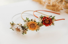 Load image into Gallery viewer, Sunflower Floral Headband  SET - Sienna
