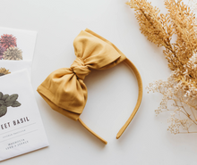 Load image into Gallery viewer, Sandy Fall Headband - Gold Mustard
