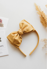 Load image into Gallery viewer, Sandy Fall Headband - Gold Mustard
