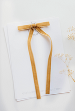 Load image into Gallery viewer, Tally hair bow - Harvest Gold
