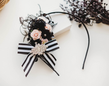 Load image into Gallery viewer, Evangeline Headband - Black Dahlia
