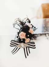 Load image into Gallery viewer, Evangeline Headband - Black Dahlia

