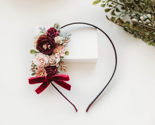 Load image into Gallery viewer, Ella Headband - Burgundy Blush
