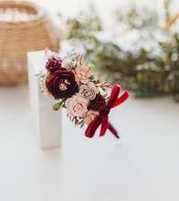 Load image into Gallery viewer, Ella Headband - Burgundy Blush
