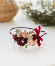 Load image into Gallery viewer, Ella Headband - Burgundy Blush
