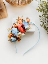 Load image into Gallery viewer, Leah Fall Headband - October Sky
