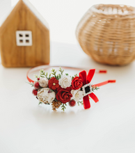 Load image into Gallery viewer, Evangeline Headband - Santa
