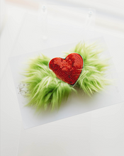 Load image into Gallery viewer, Green Mean Guy Hair Clip
