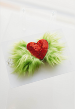 Load image into Gallery viewer, Green Mean Guy Hair Clip

