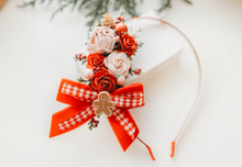 Load image into Gallery viewer, Evangeline Headband - Gingerbread Sweetheart
