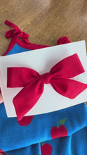 Load and play video in Gallery viewer, Hope Hair bow - Apple Red
