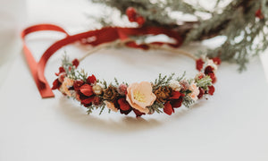 Pink Christmas Wish Crown