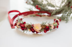 Pink Christmas Wish Crown