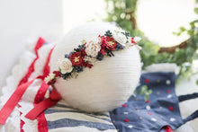 Load image into Gallery viewer, All American Girl Partial Floral Crown -PREORDER
