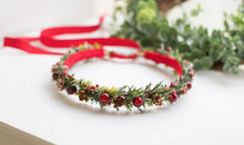 Load image into Gallery viewer, Mrs Claus Christmas Crown- PREORDER
