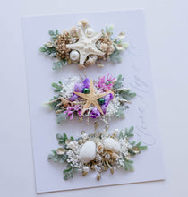 Load image into Gallery viewer, Cora Floral CLIPS - Seaside Collection
