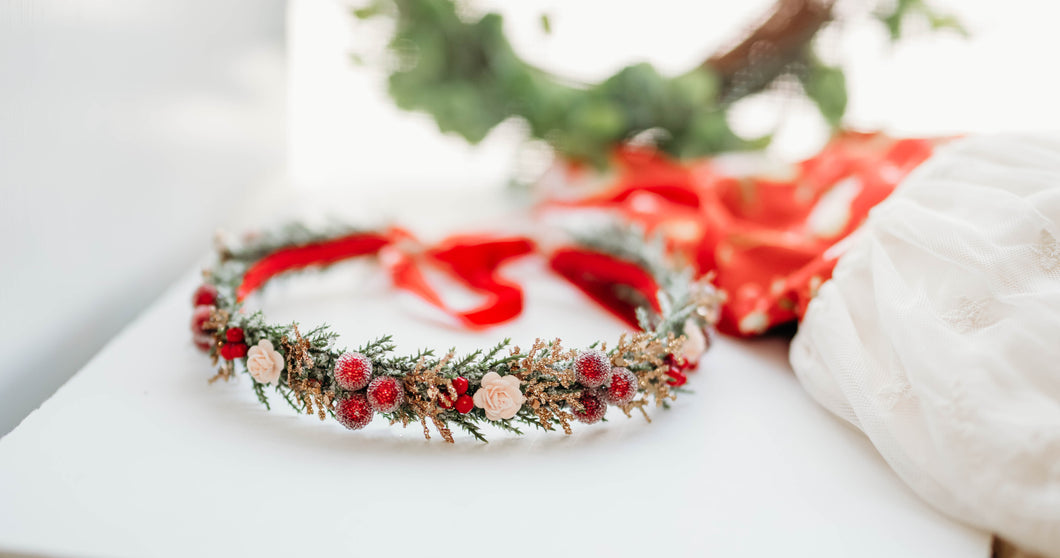 PREORDER - Tinsel Christmas Crown