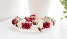 Load image into Gallery viewer, PREORDER - Diana Crown - Red and Off white
