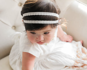 Ophelia Ivory Lace Headband