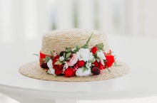 Load image into Gallery viewer, Strawberry Shortcake Floral Hat
