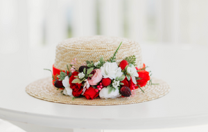 Strawberry Shortcake Floral Hat
