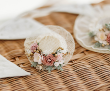 Load image into Gallery viewer, Jane - Small Floral Hat CLIP
