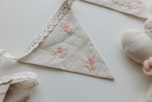 Embroidery Bunting Flag Banner