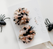 Load image into Gallery viewer, Pom Pom Pigtail Set - Blush Halloween
