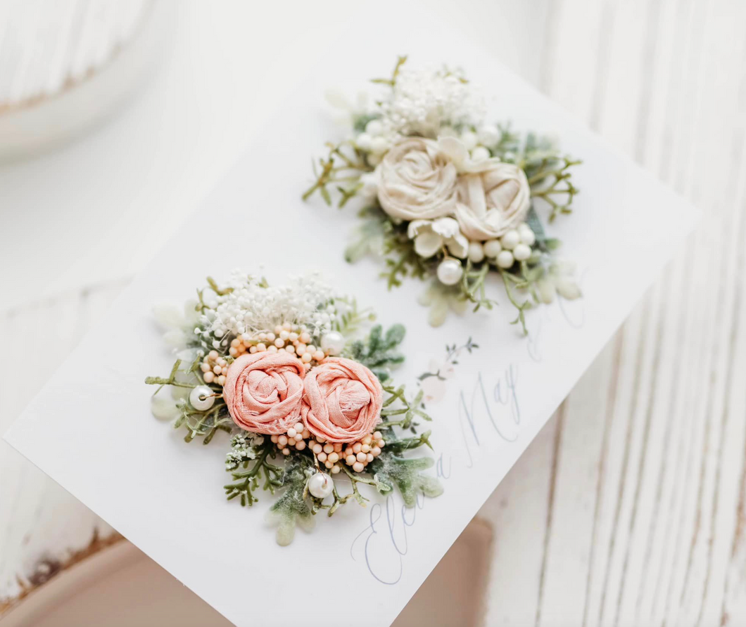 Juliana Floral Clip Set