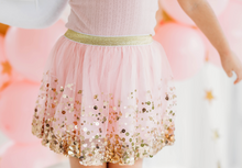 Load image into Gallery viewer, Gold Blush Sequin Tutu
