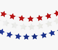 Load image into Gallery viewer, Stars and Stripes Star Mini Banner
